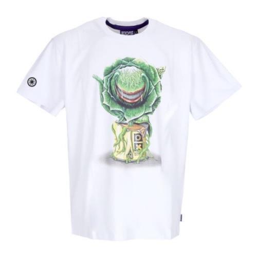 Witte Heren Tee met Feed Mee Print Octopus , White , Heren