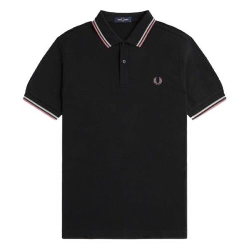 Polo met korte mouwen Fred Perry , Black , Heren