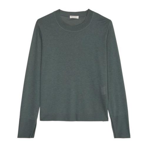 Luxe Longsleeve Regular Marc O'Polo , Green , Dames