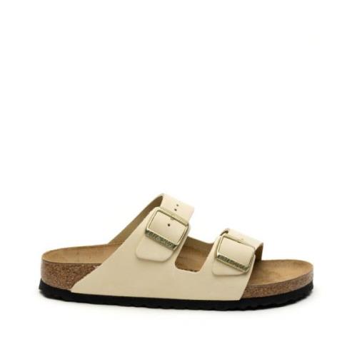 Beige Zomer Sandalen voor Vrouwen Birkenstock , Beige , Dames