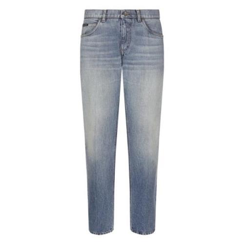 Slim Fit Jeans Dolce & Gabbana , Blue , Heren