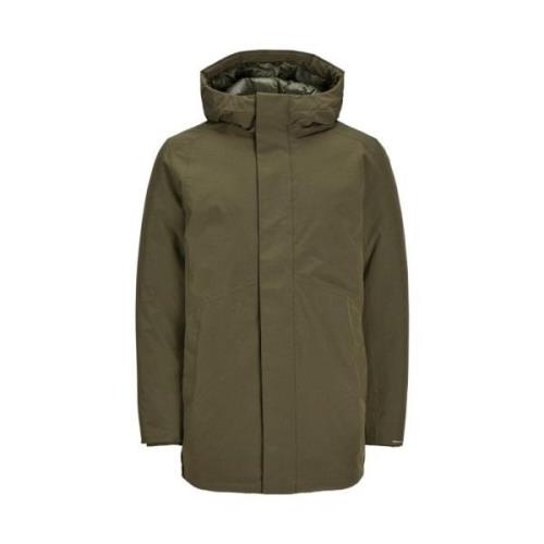 Essentials Parka Grape Leaf Groen Jack & Jones , Green , Heren