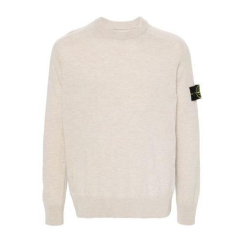 Lichte Crewneck Sweaters Stone Island , Beige , Heren