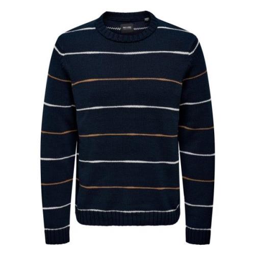 Lange mouwen T-shirt Only & Sons , Blue , Heren