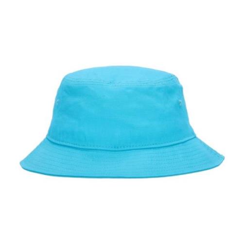 Tapered Bucket Hat Teal Katoen New Era , Blue , Heren