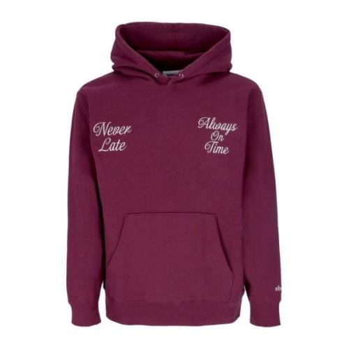 Late Hood Special Fleece Hoodie Obey , Brown , Heren