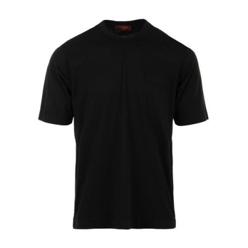 Zwarte T-shirts en Polos Daniele Fiesoli , Black , Heren