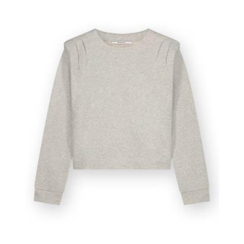 Beige Sweater met Schouderdetails Homage , Beige , Dames