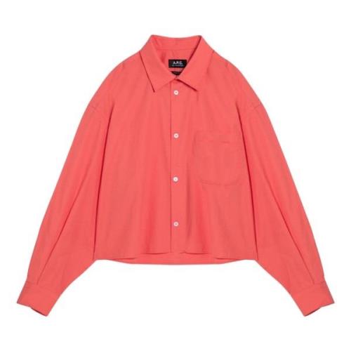 Lange mouwen overhemd A.p.c. , Pink , Dames