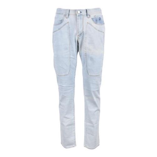 Blauwe Rits Jeans Lente/Zomer Mannen Jeckerson , Blue , Heren