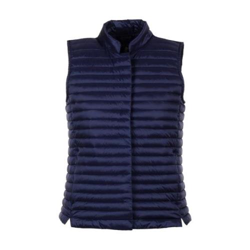 Blauwe Gewatteerde Aria Gilet Jas Save The Duck , Blue , Dames