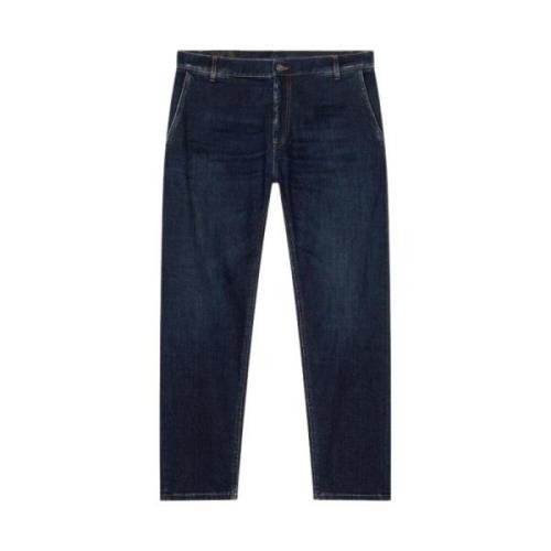 Denim Jeff Broek Dondup , Blue , Heren