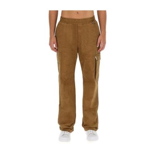 Cargo Pants Regular Fit Made in Italy Family First , Beige , Heren