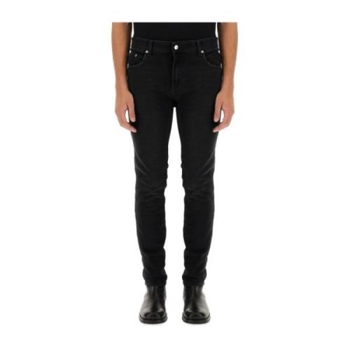 Skinny Fit Katoenen Jeans Gemaakt in Tunesië Department Five , Black ,...