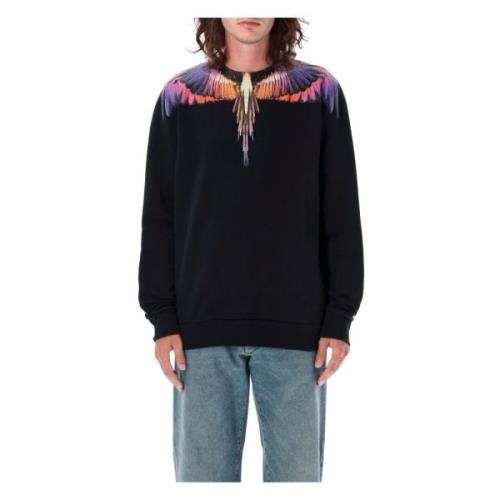 Zwart/Roze Gebreide Kleding met Icon Wings Print Marcelo Burlon , Blac...