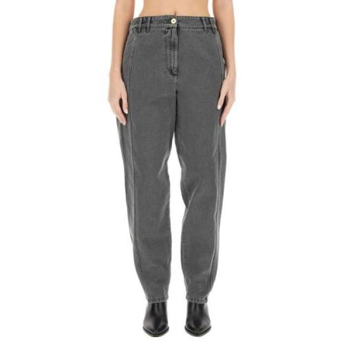 Cargo Broek Regular Fit 100% Katoen Patou , Gray , Dames