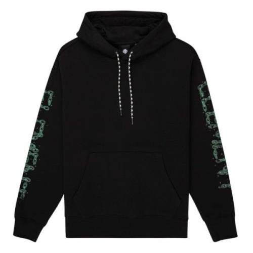 Hoodie Element , Black , Heren