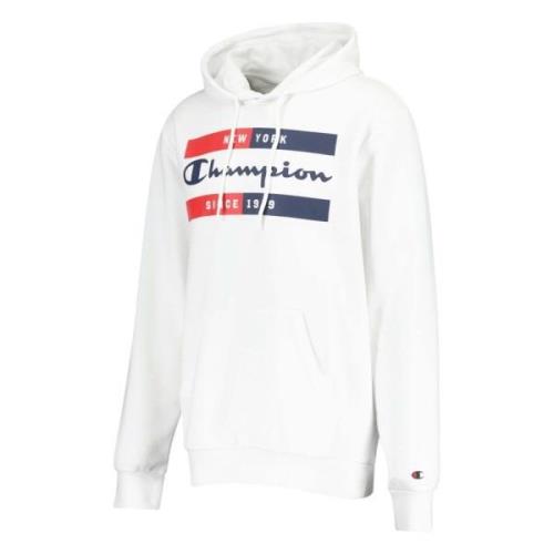 Hoodie Champion , White , Heren