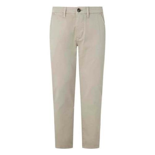 Reguliere Chino Broek Lange broek Pepe Jeans , Beige , Heren