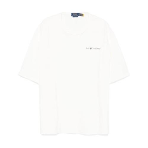 Witte Logo Print T-shirts en Polos Polo Ralph Lauren , White , Heren