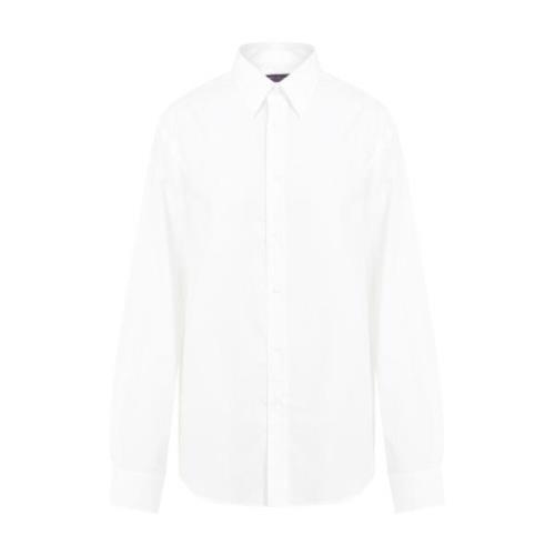 Klassiek Wit Katoenen Overhemd Ralph Lauren , White , Heren