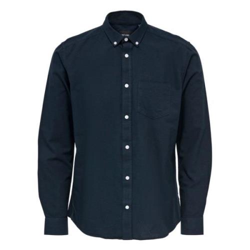 Overhemd Only & Sons , Blue , Heren