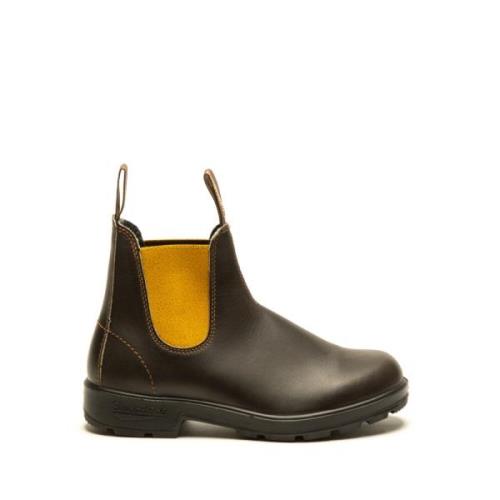 Platte Schoenen Bootie Blundstone , Brown , Heren