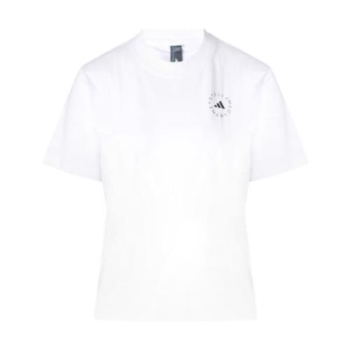 Witte Regl Tee Hr9167 Adidas by Stella McCartney , White , Dames