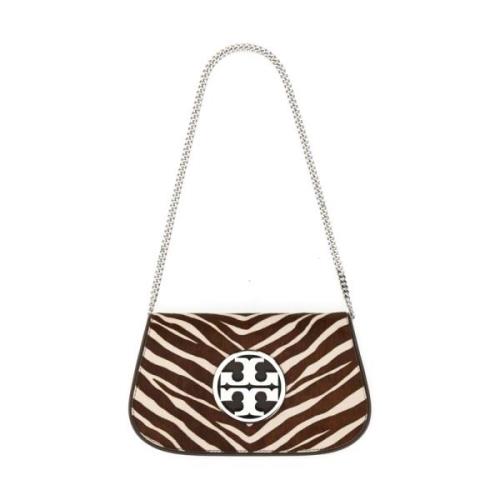 Leren Clutch Gemaakt in China Tory Burch , Multicolor , Dames