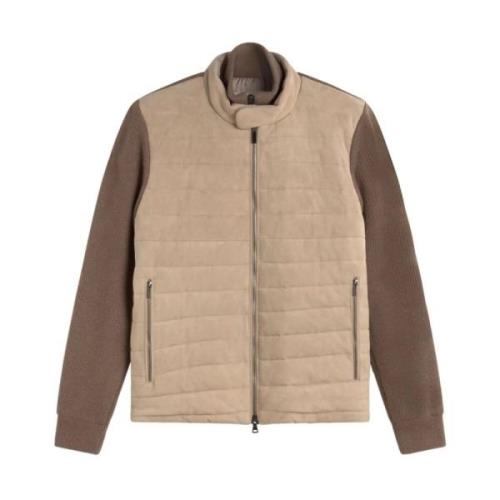 Beige Gewatteerde Primaloft Jas Paul & Shark , Beige , Heren