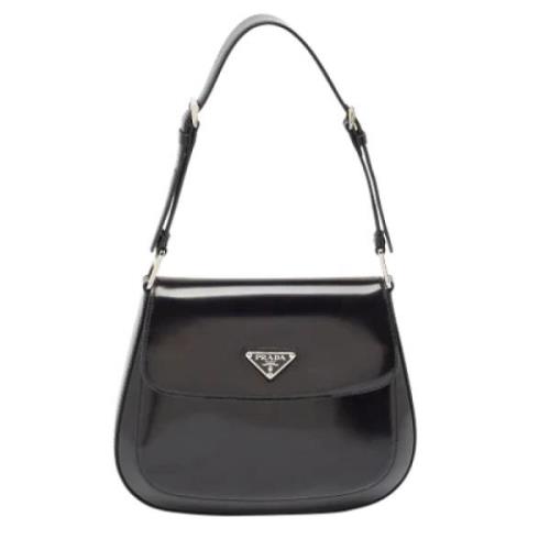 Pre-owned Leather prada-bags Prada Vintage , Black , Dames