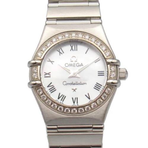 Pre-owned Metal watches Omega Vintage , White , Dames