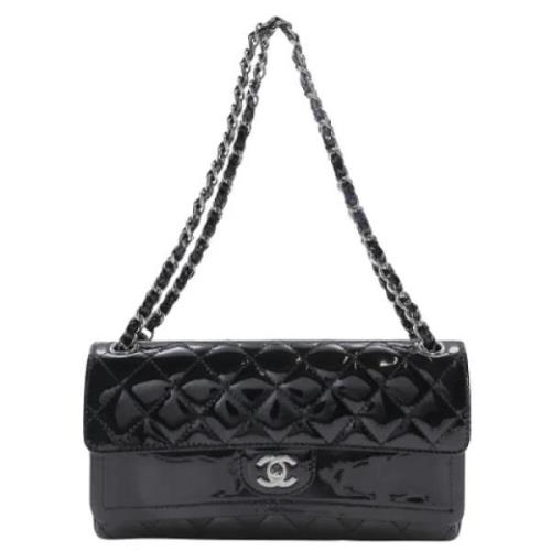 Pre-owned Leather chanel-bags Chanel Vintage , Black , Dames