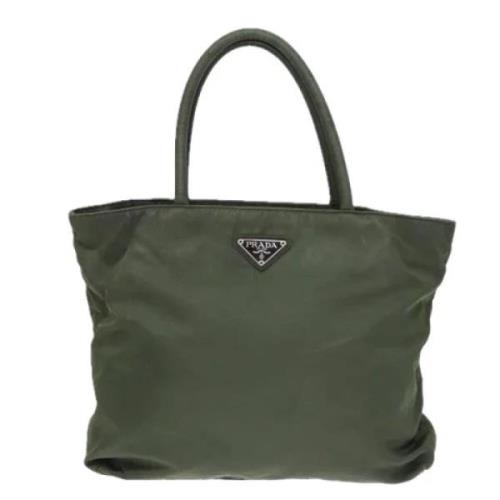 Pre-owned Fabric prada-bags Prada Vintage , Green , Dames