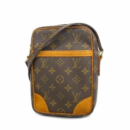 Pre-owned Fabric louis-vuitton-bags Louis Vuitton Vintage , Brown , Da...