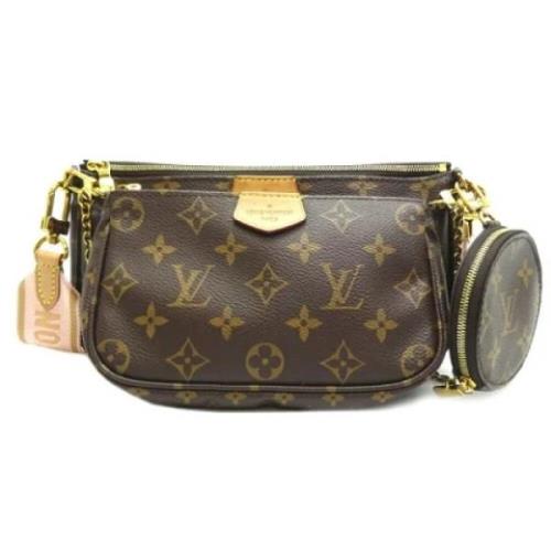 Pre-owned Fabric louis-vuitton-bags Louis Vuitton Vintage , Brown , Da...