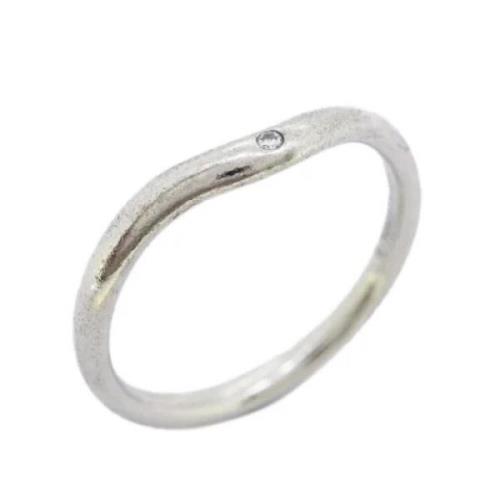 Pre-owned Platinum rings Tiffany & Co. Pre-owned , Gray , Dames