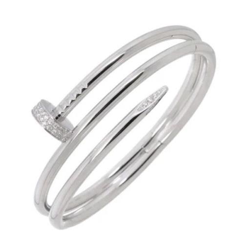 Pre-owned White Gold bracelets Cartier Vintage , Gray , Dames