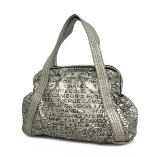 Pre-owned Fabric chanel-bags Chanel Vintage , Gray , Dames