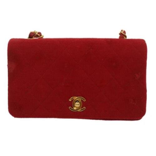 Pre-owned Leather chanel-bags Chanel Vintage , Red , Dames