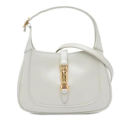 Pre-owned Leather handbags Gucci Vintage , White , Dames