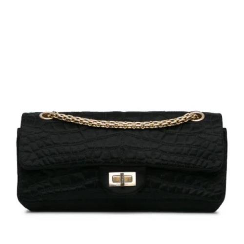 Pre-owned Fabric shoulder-bags Chanel Vintage , Black , Dames