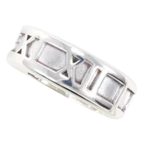 Pre-owned Silver rings Tiffany & Co. Pre-owned , Gray , Dames