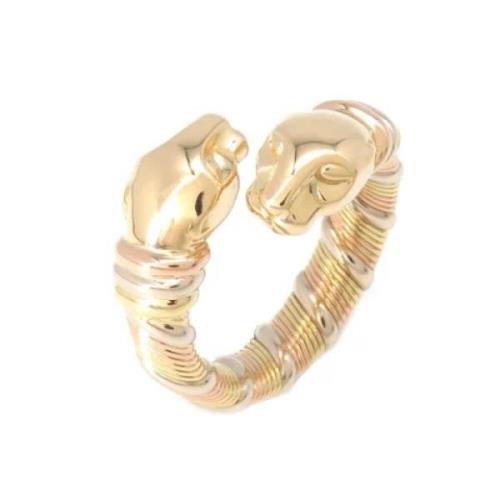 Pre-owned Rose Gold rings Cartier Vintage , Yellow , Dames