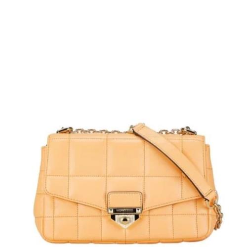 Pre-owned Leather shoulder-bags Michael Kors Pre-owned , Orange , Dame...