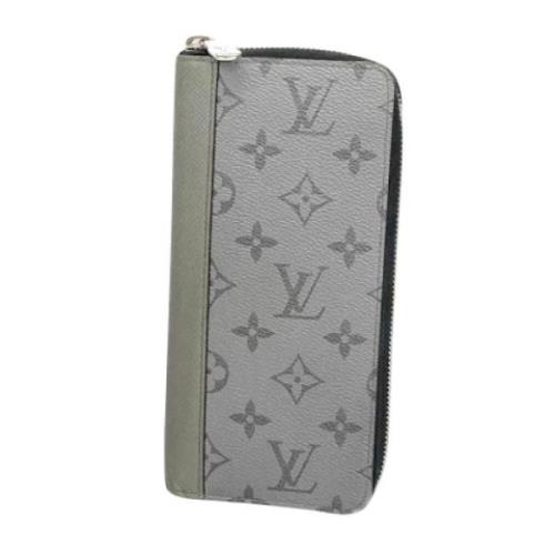 Pre-owned Fabric wallets Louis Vuitton Vintage , Gray , Heren