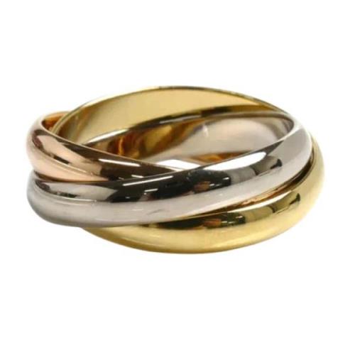 Pre-owned Rose Gold rings Cartier Vintage , Yellow , Dames