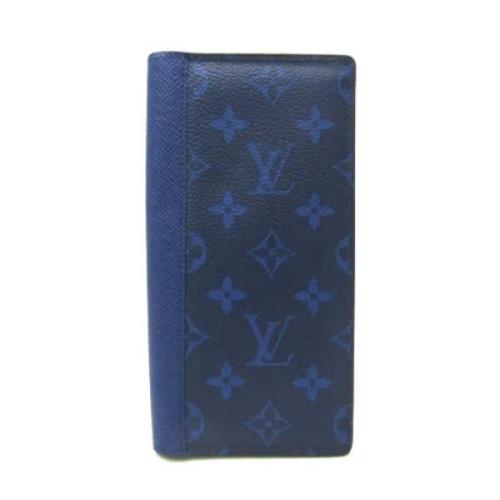 Pre-owned Fabric wallets Louis Vuitton Vintage , Blue , Heren