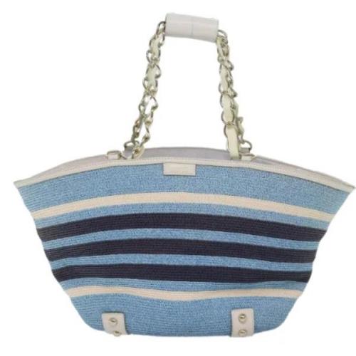 Pre-owned Canvas totes Burberry Vintage , Blue , Dames