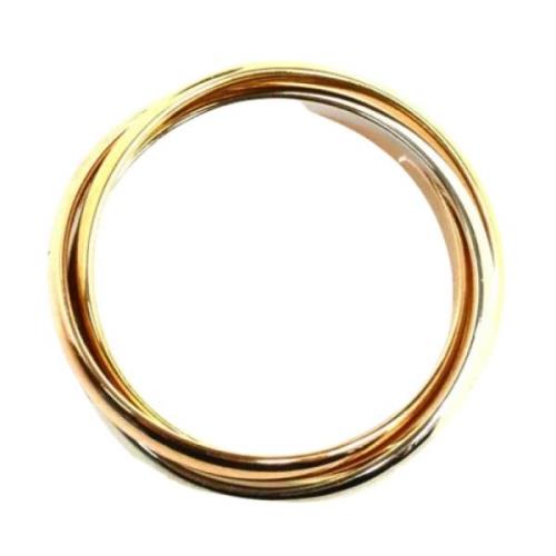 Pre-owned Rose Gold rings Cartier Vintage , Yellow , Dames